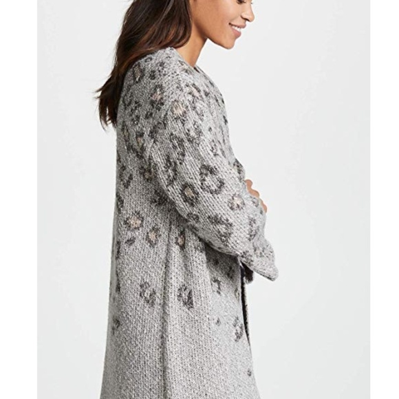 Cupcakes & Cashmere Kline Tonal Leopard Cardigan L - Picture 8 of 8